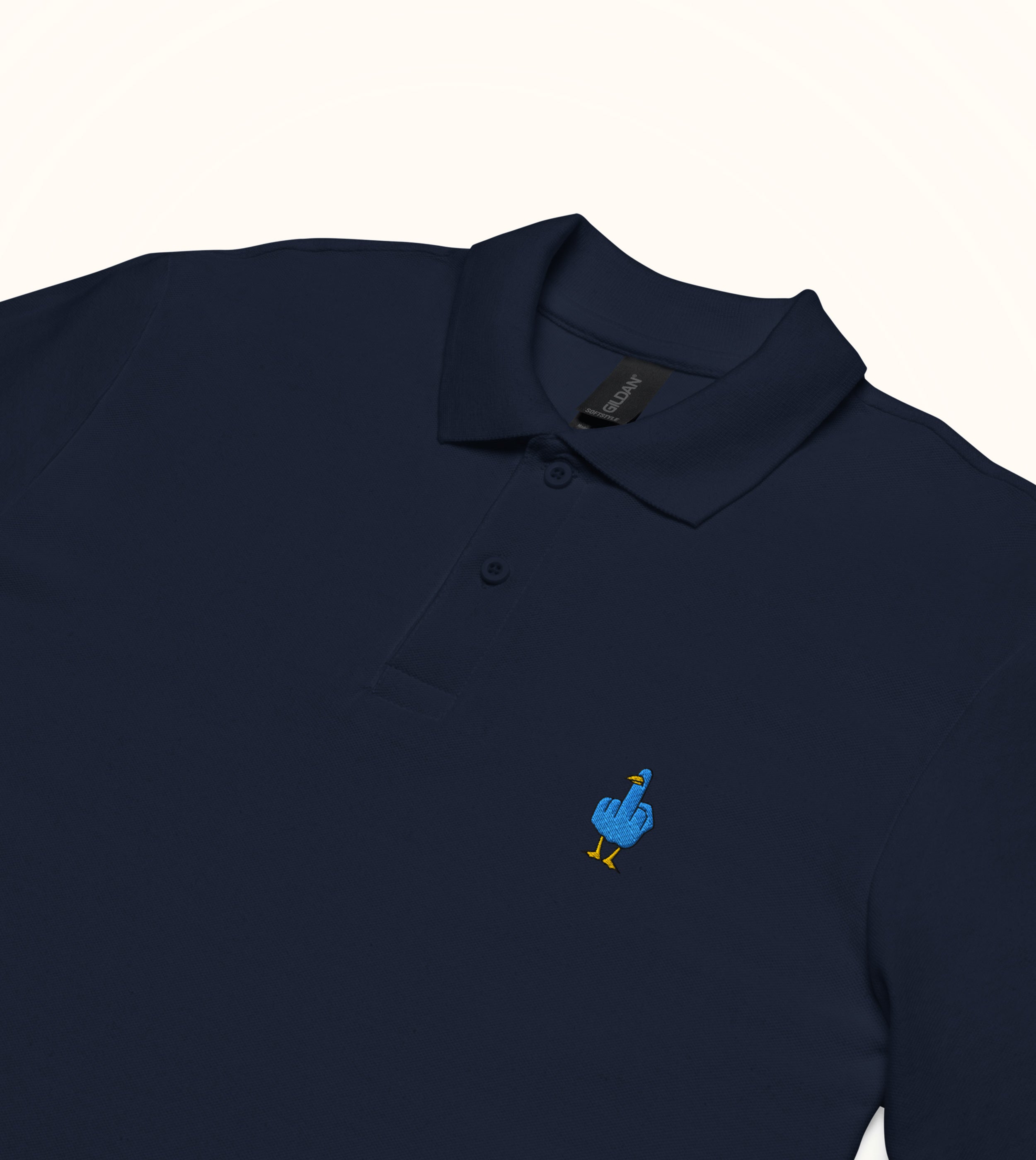 Birdflip® 100% cotton golf shirt