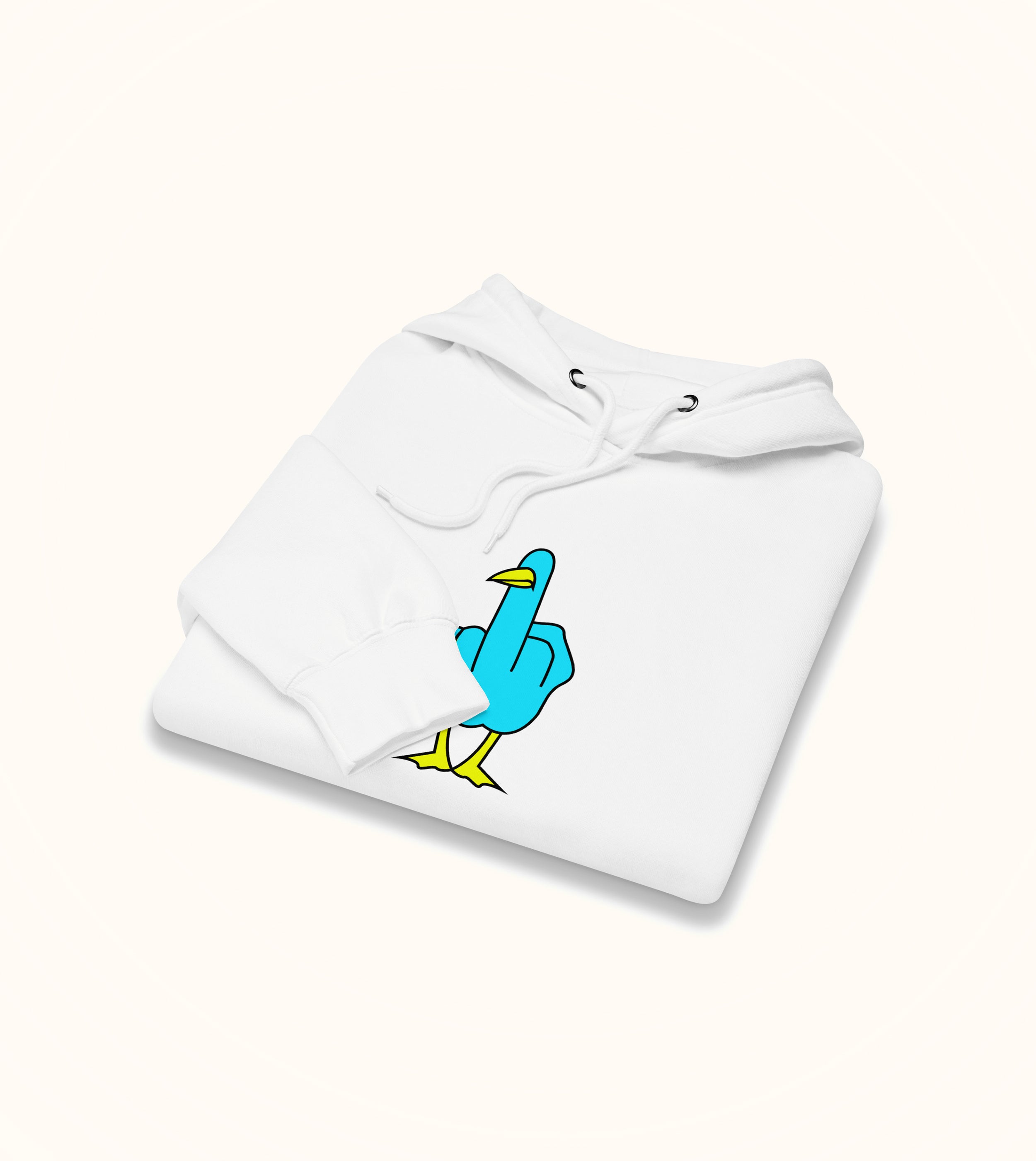 Birdflip® premium light print hoodie