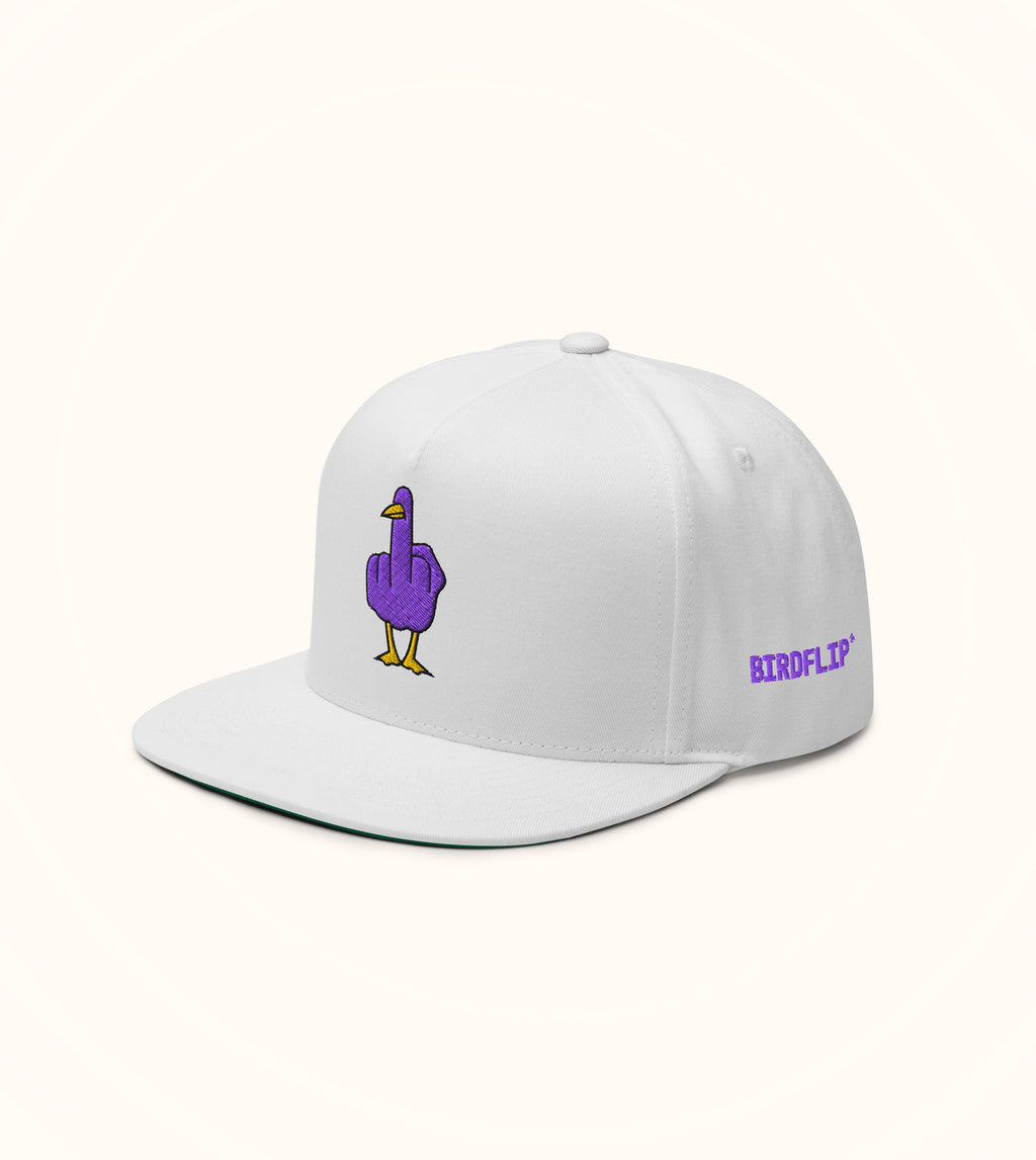 NOSTR 100% cotton snapback white