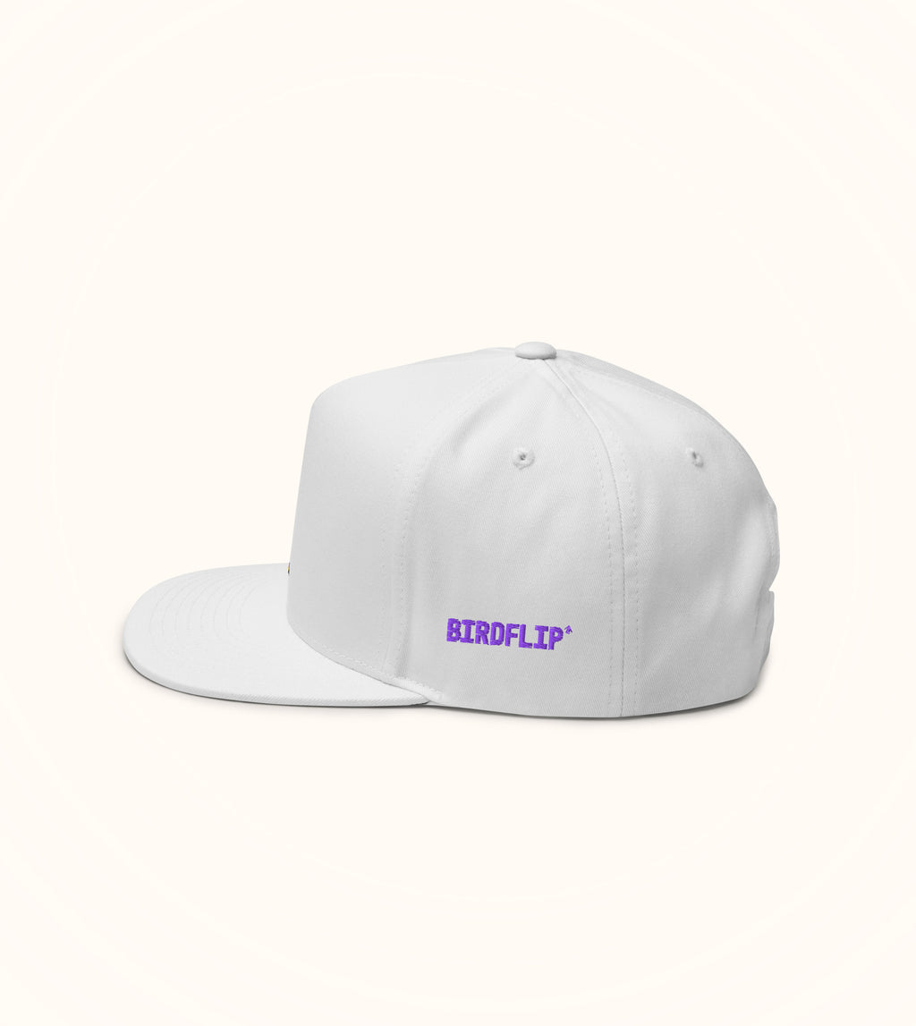 NOSTR 100% cotton snapback white