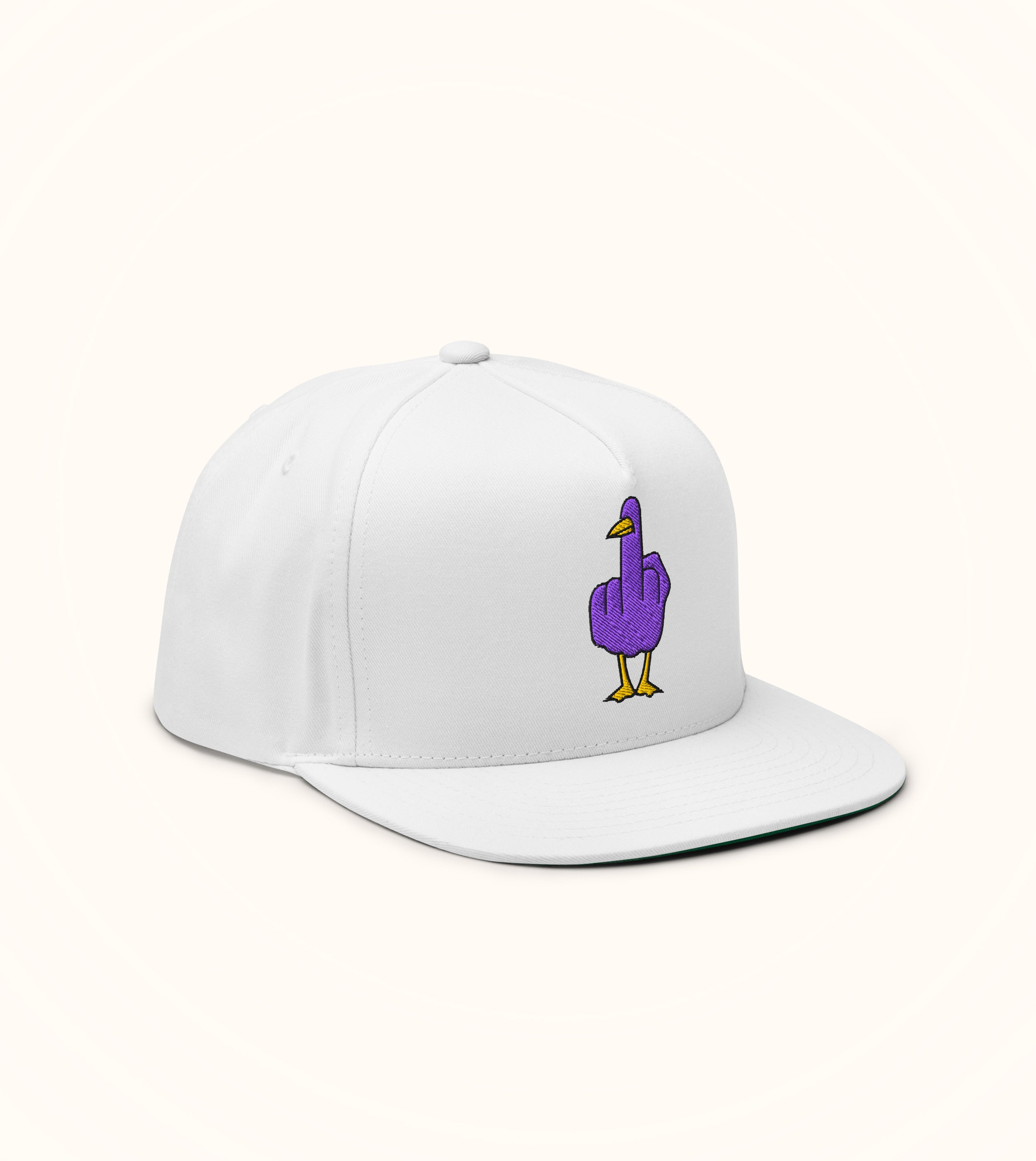 NOSTR 100% cotton snapback white