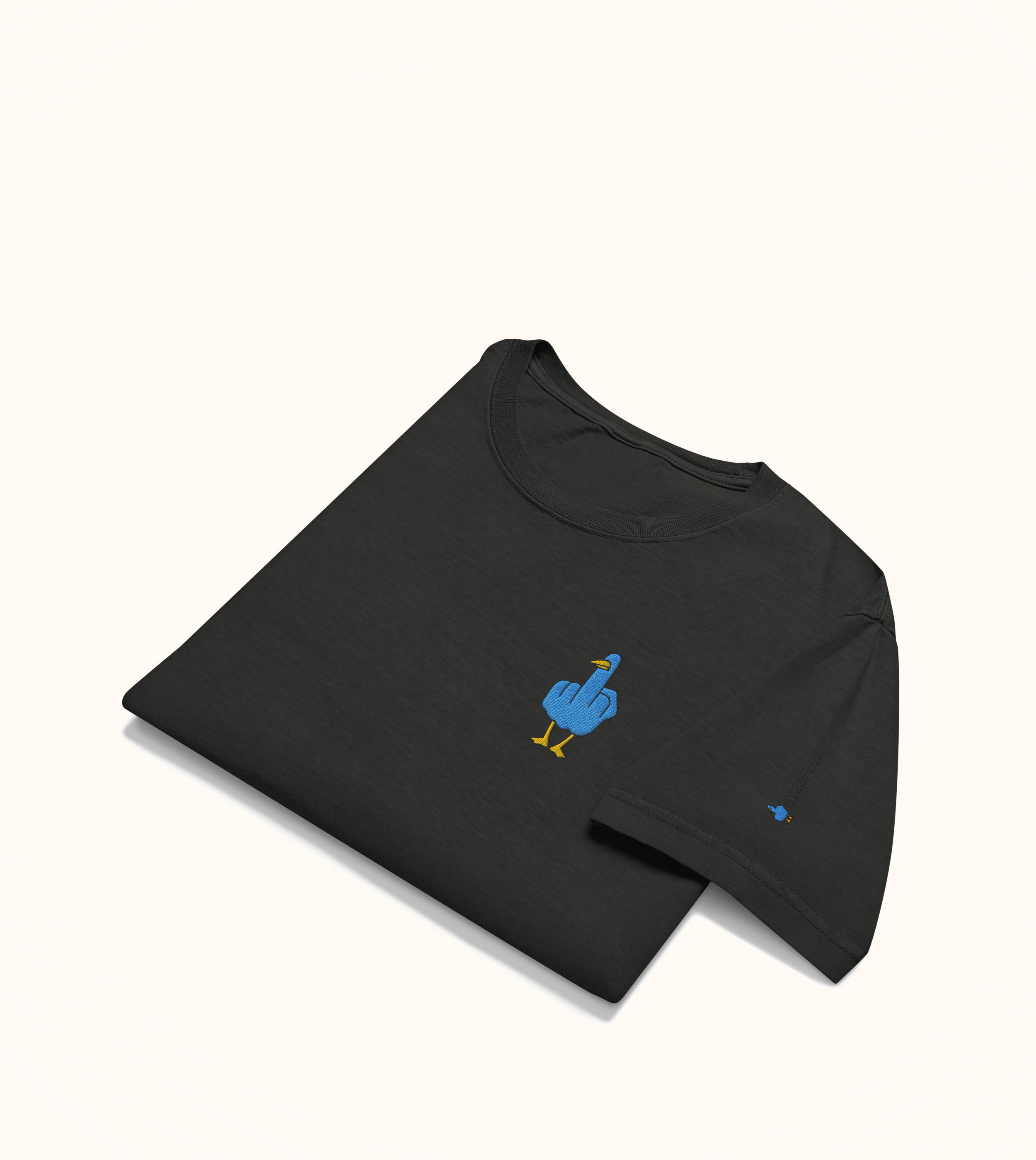 Big FU oversized Birdflip icon tee