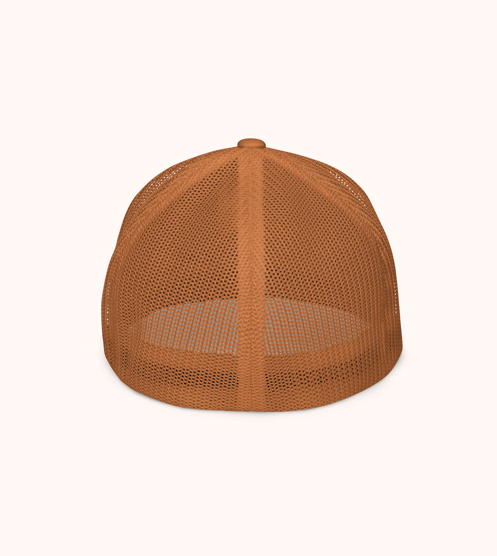 Birdflip® mirror sats fitted mesh trucker hat