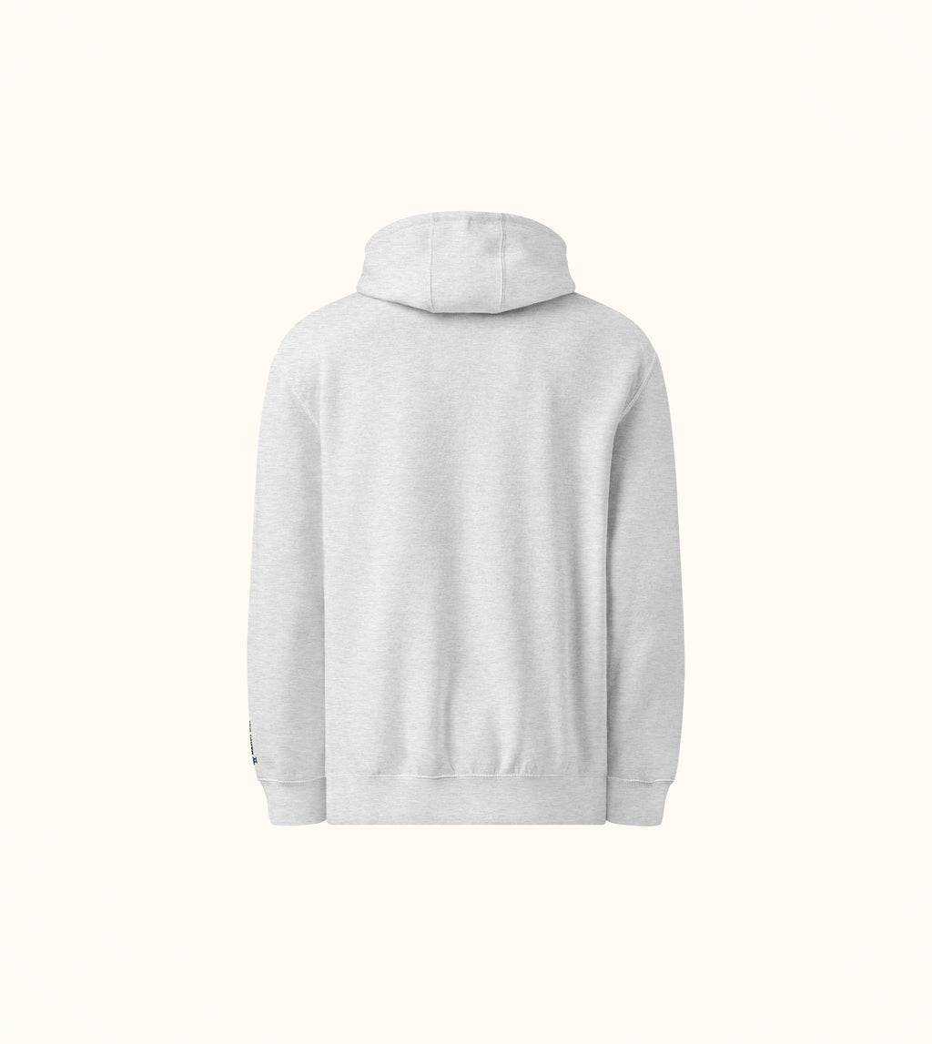 Birdflip® embroidered icon light hoodie