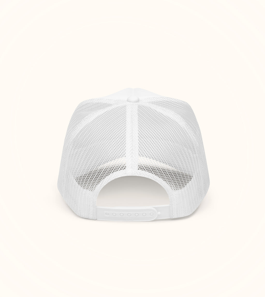 Steakburger white trucker hat
