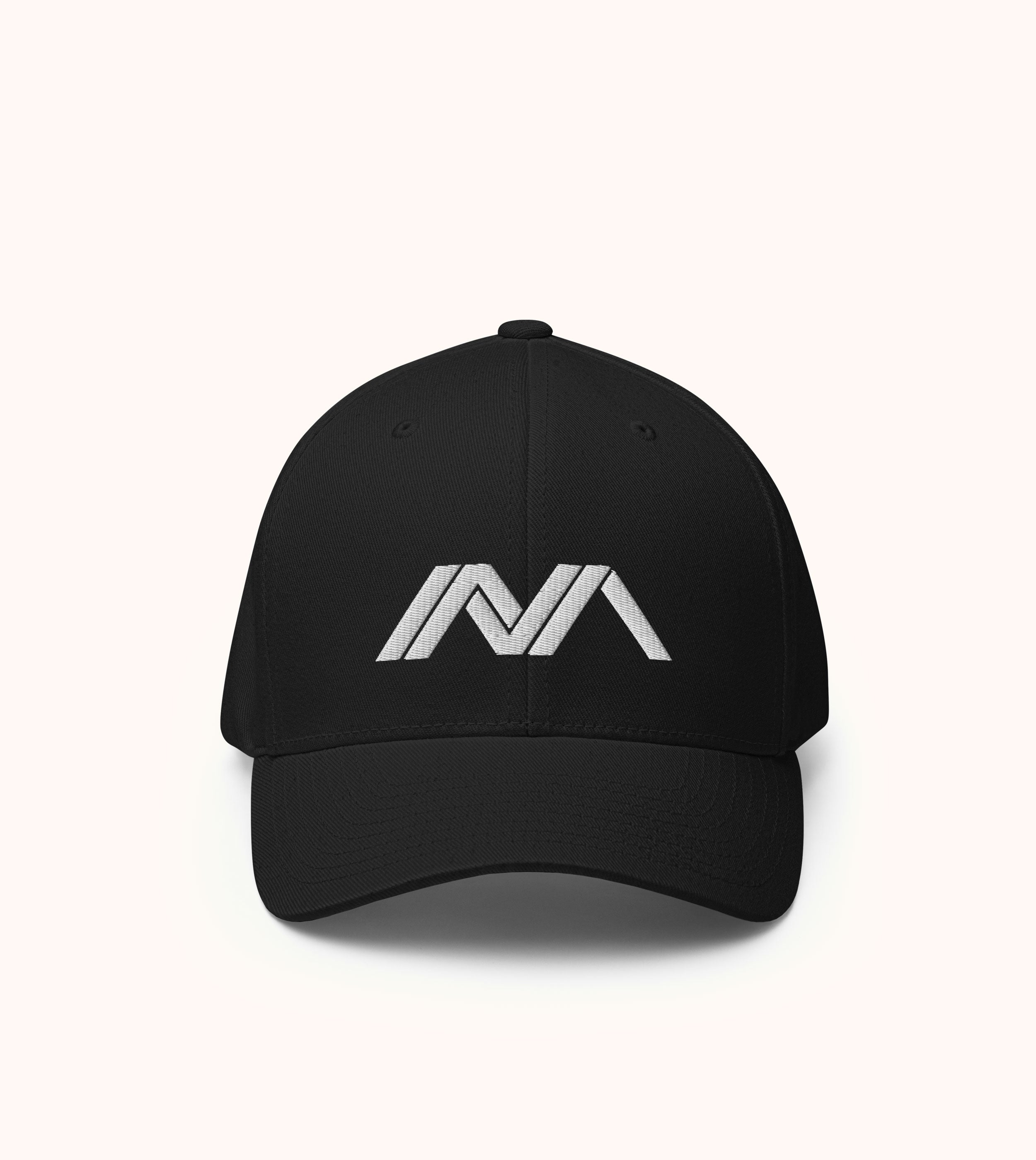 Manna Fitted Structured Twill Cap, white