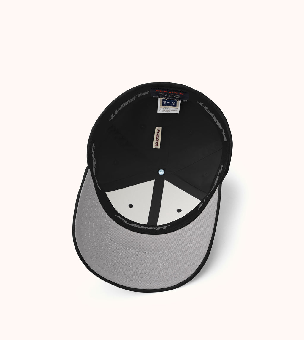 Manna Fitted Structured Twill Cap, white