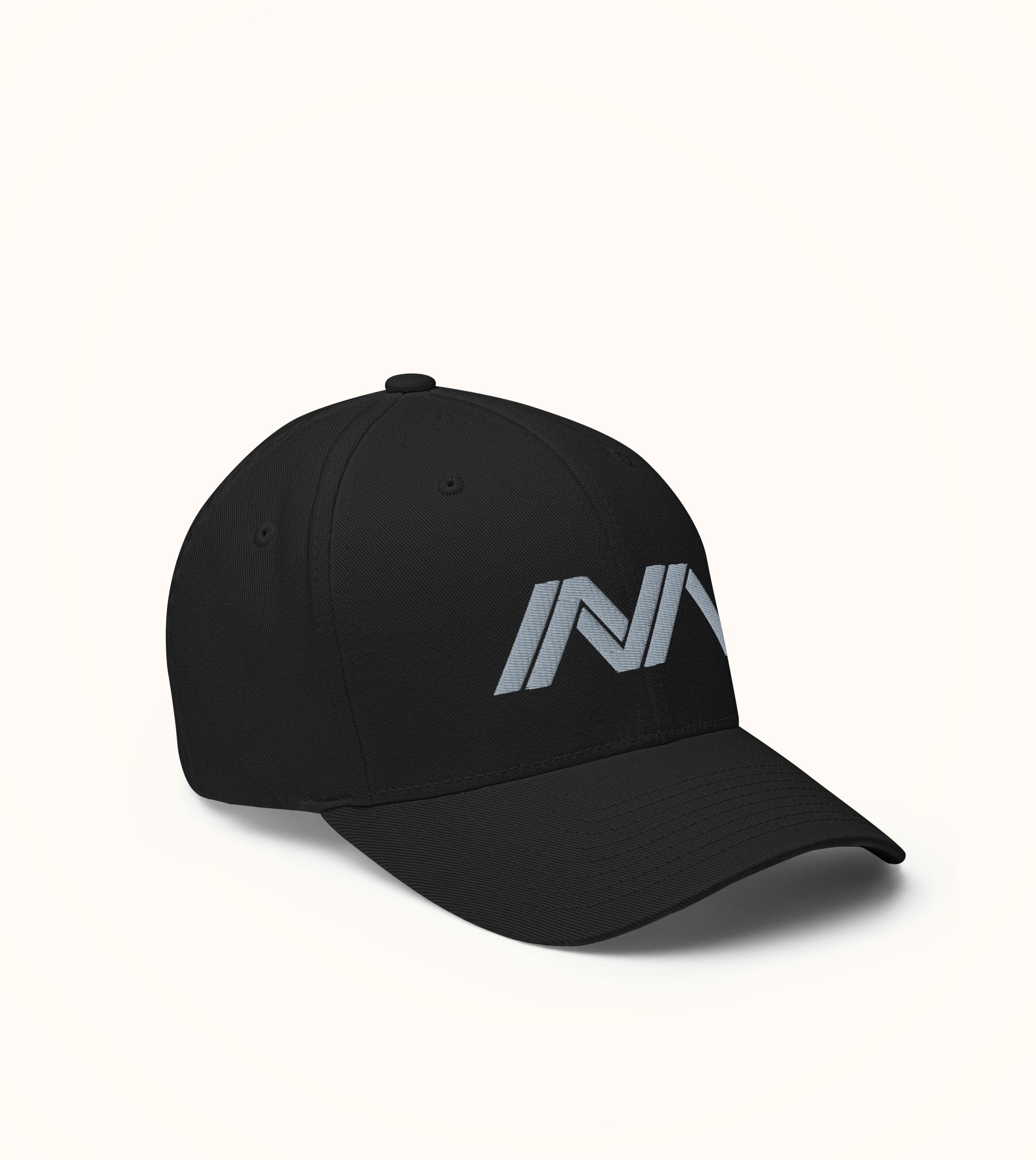 Manna Fitted Structured Twill Cap, Grey