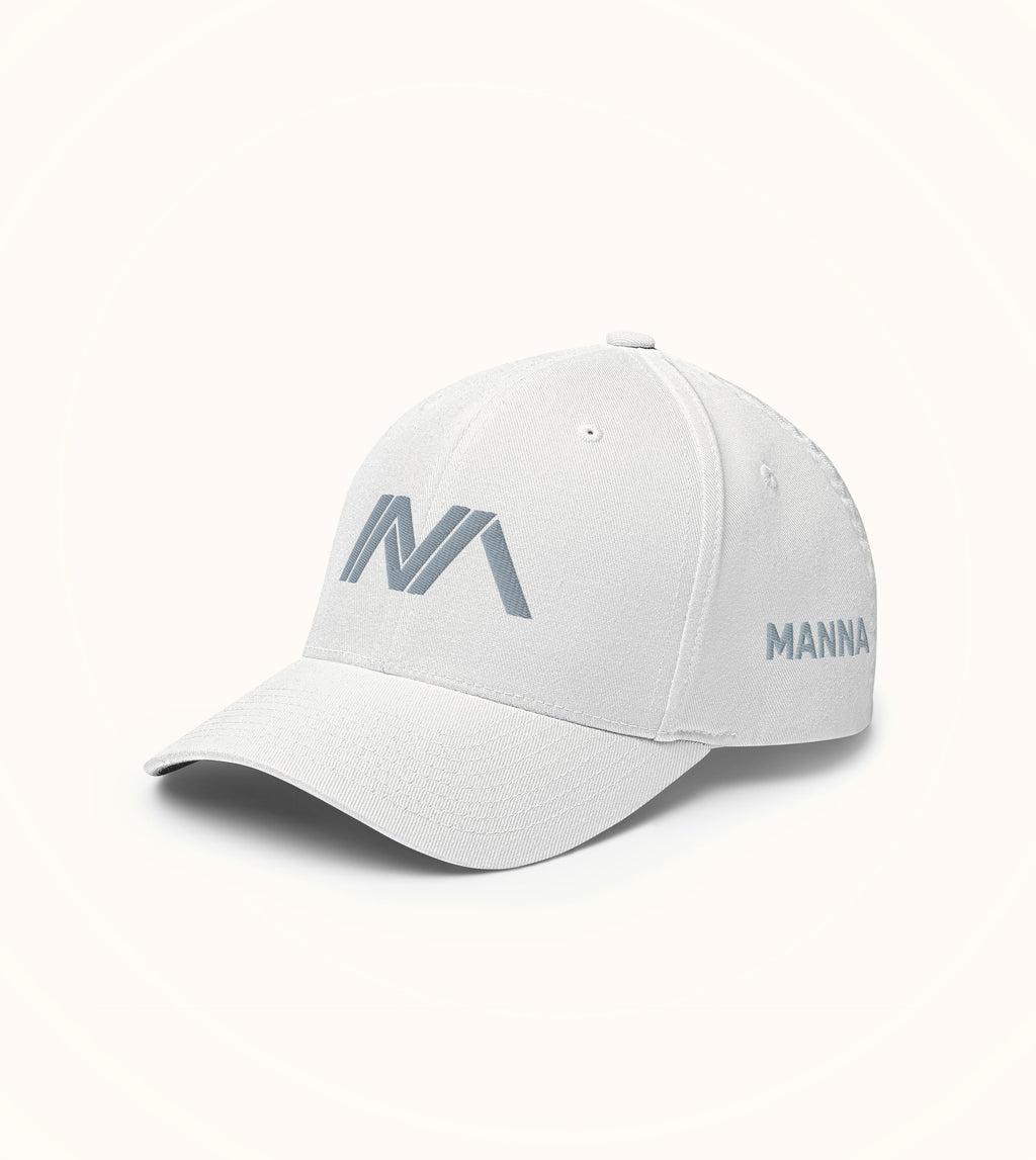 Manna Fitted Structured Twill Cap, Grey
