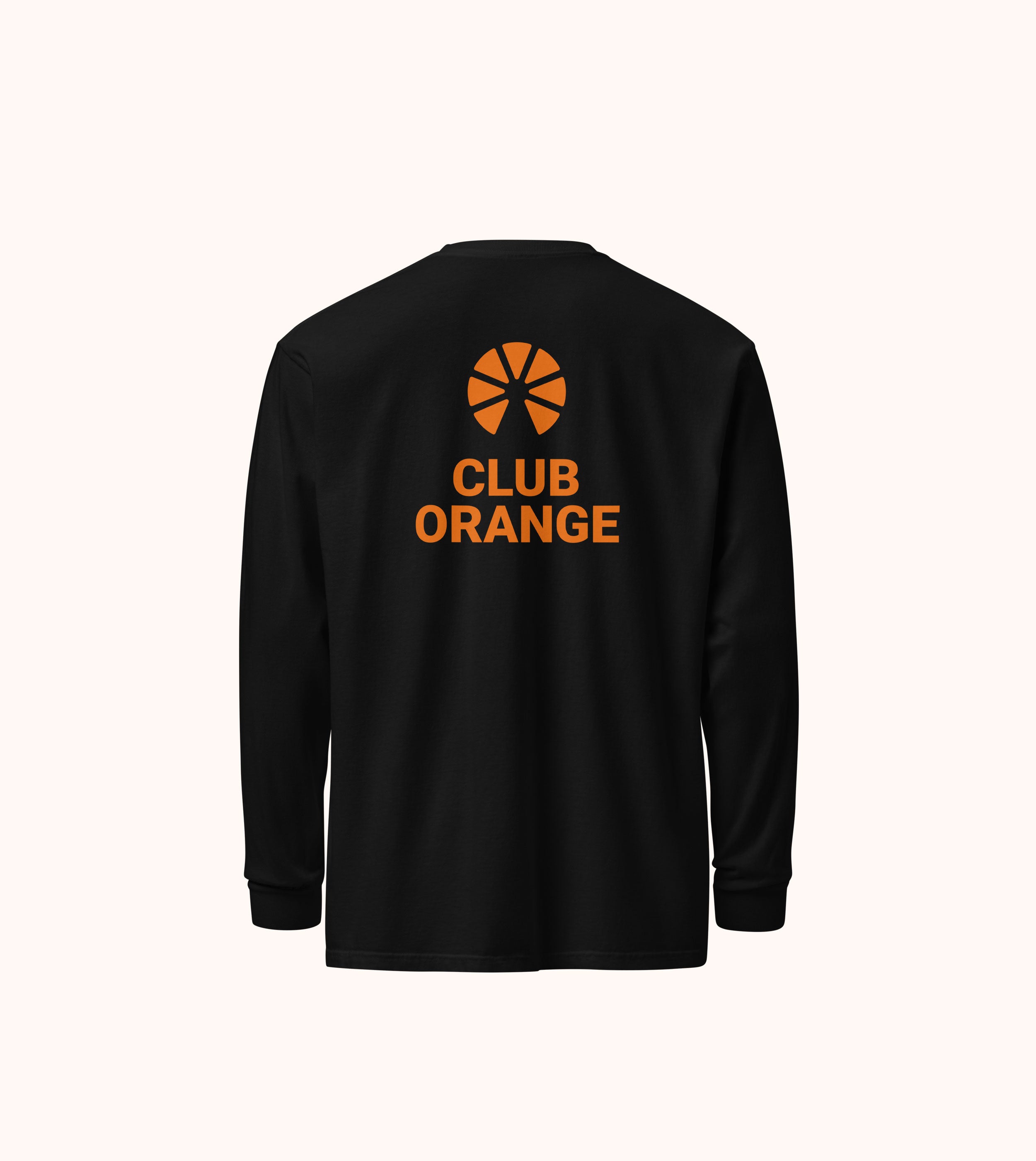 Club Orange heavyweight long-sleeve shirt