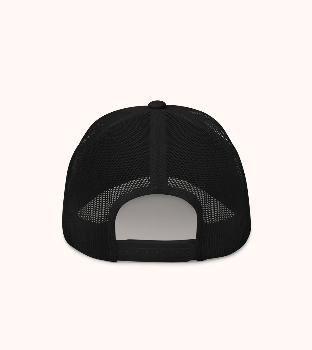 Club Orange Mesh Trucker Cap