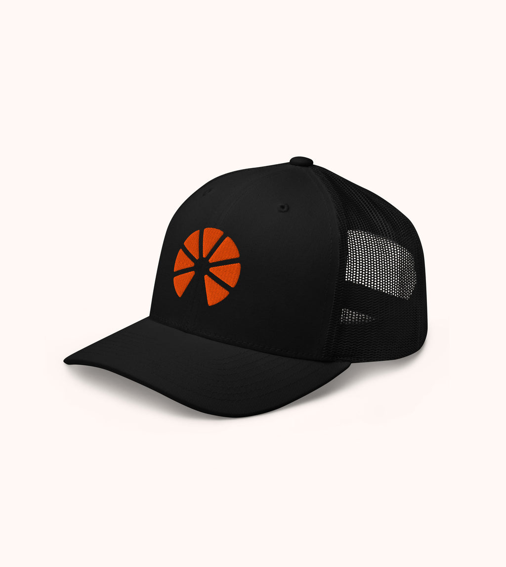 Club Orange Mesh Trucker Cap