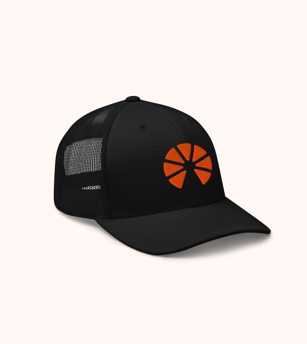 Club Orange Mesh Trucker Cap