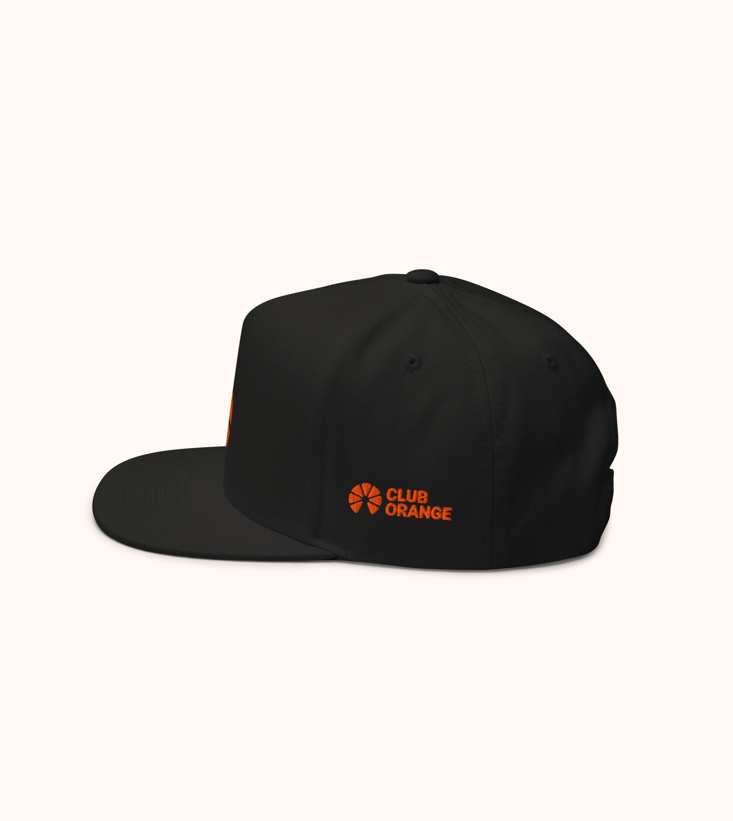 Club Orange black snapback