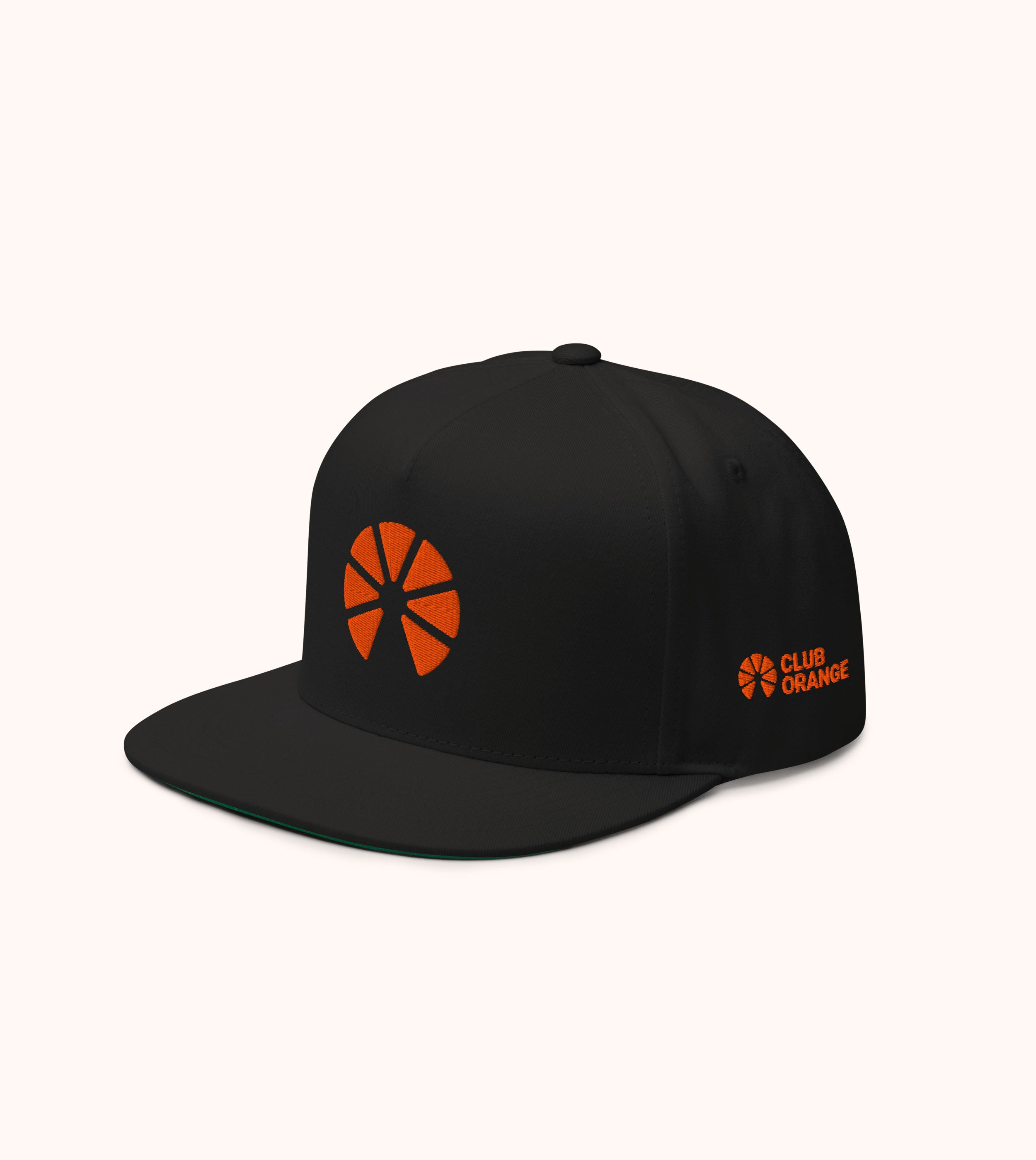 Club Orange black snapback