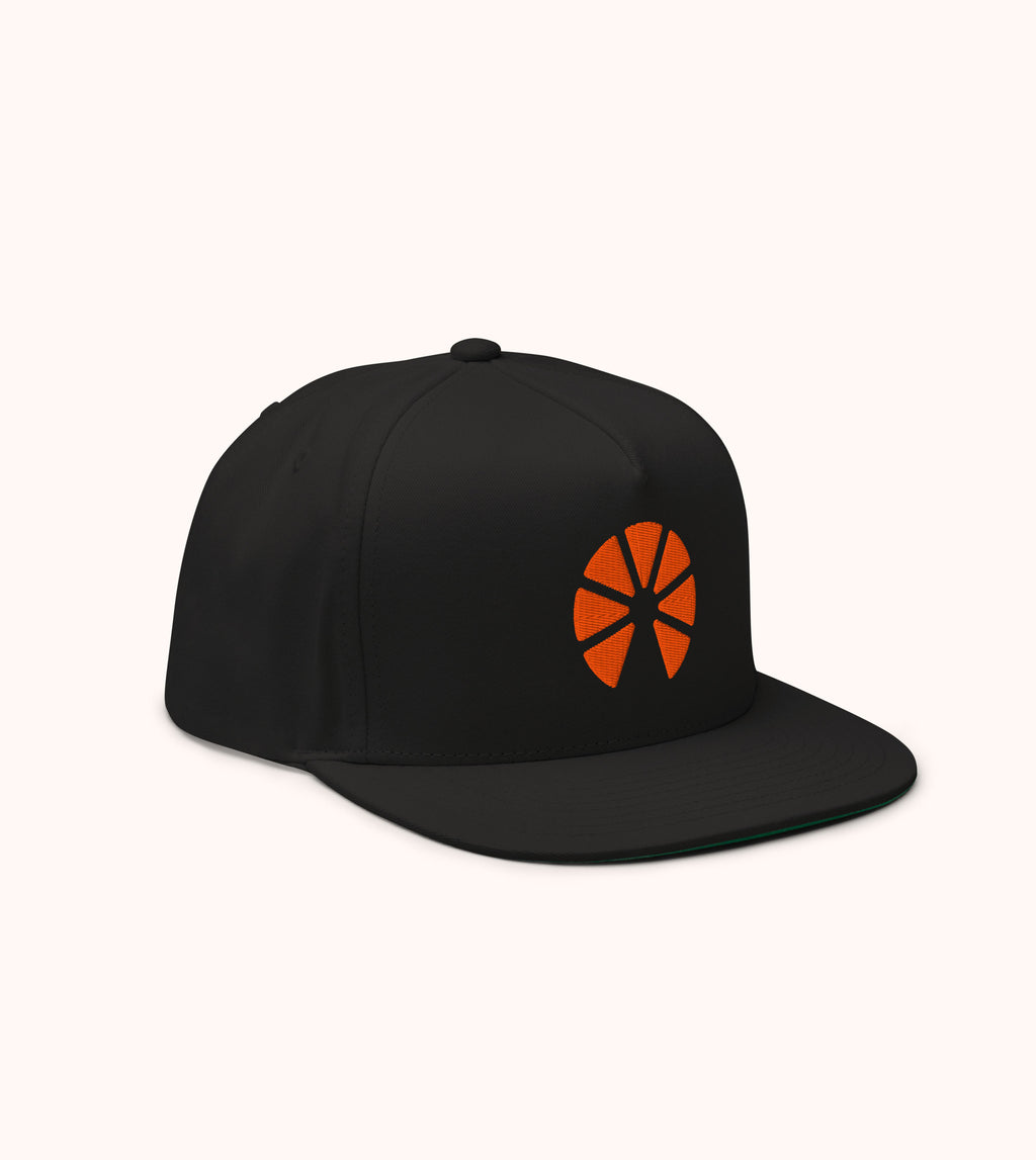 Club Orange black snapback
