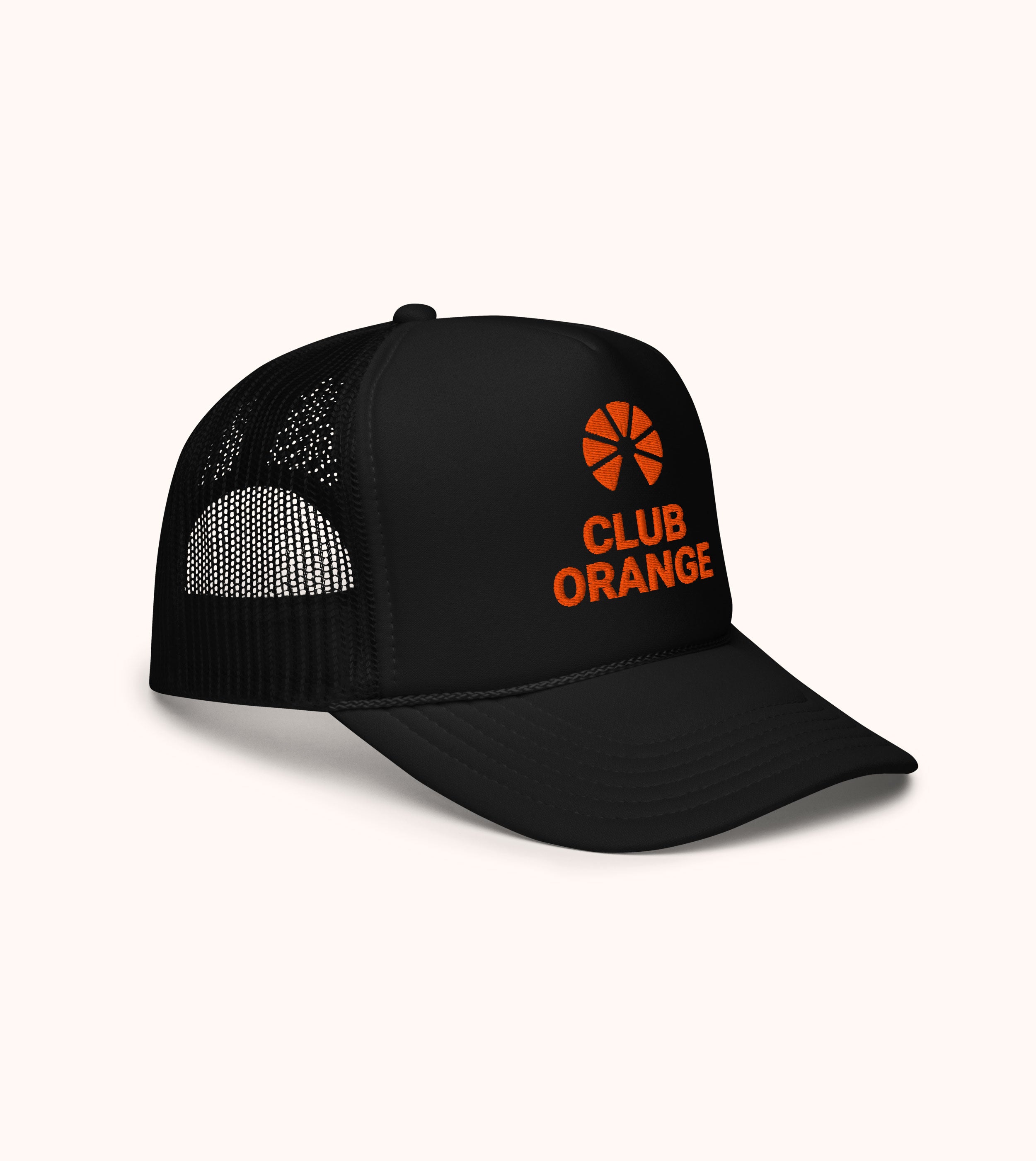 Club Orange Foam trucker hat