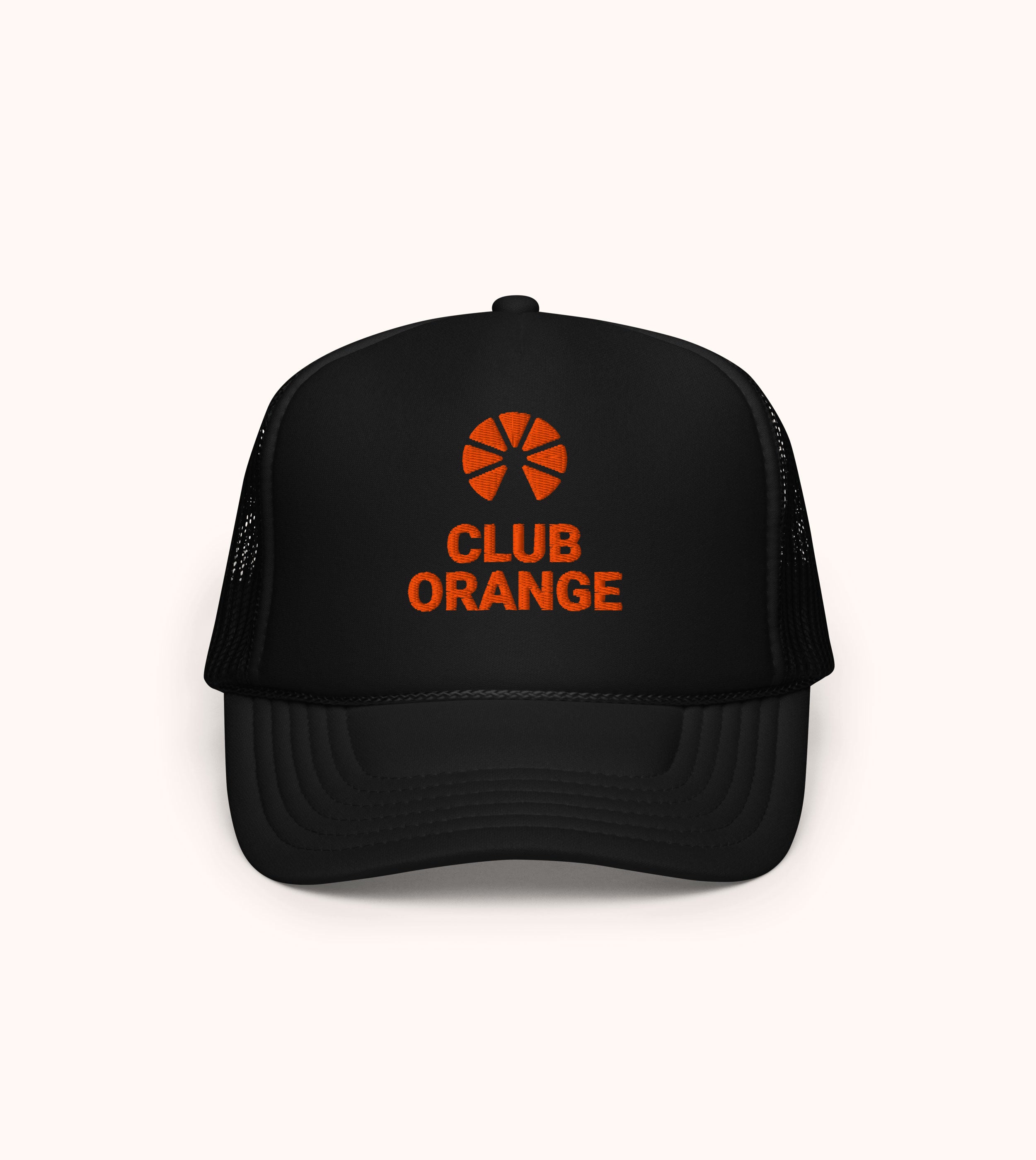 Club Orange Foam trucker hat