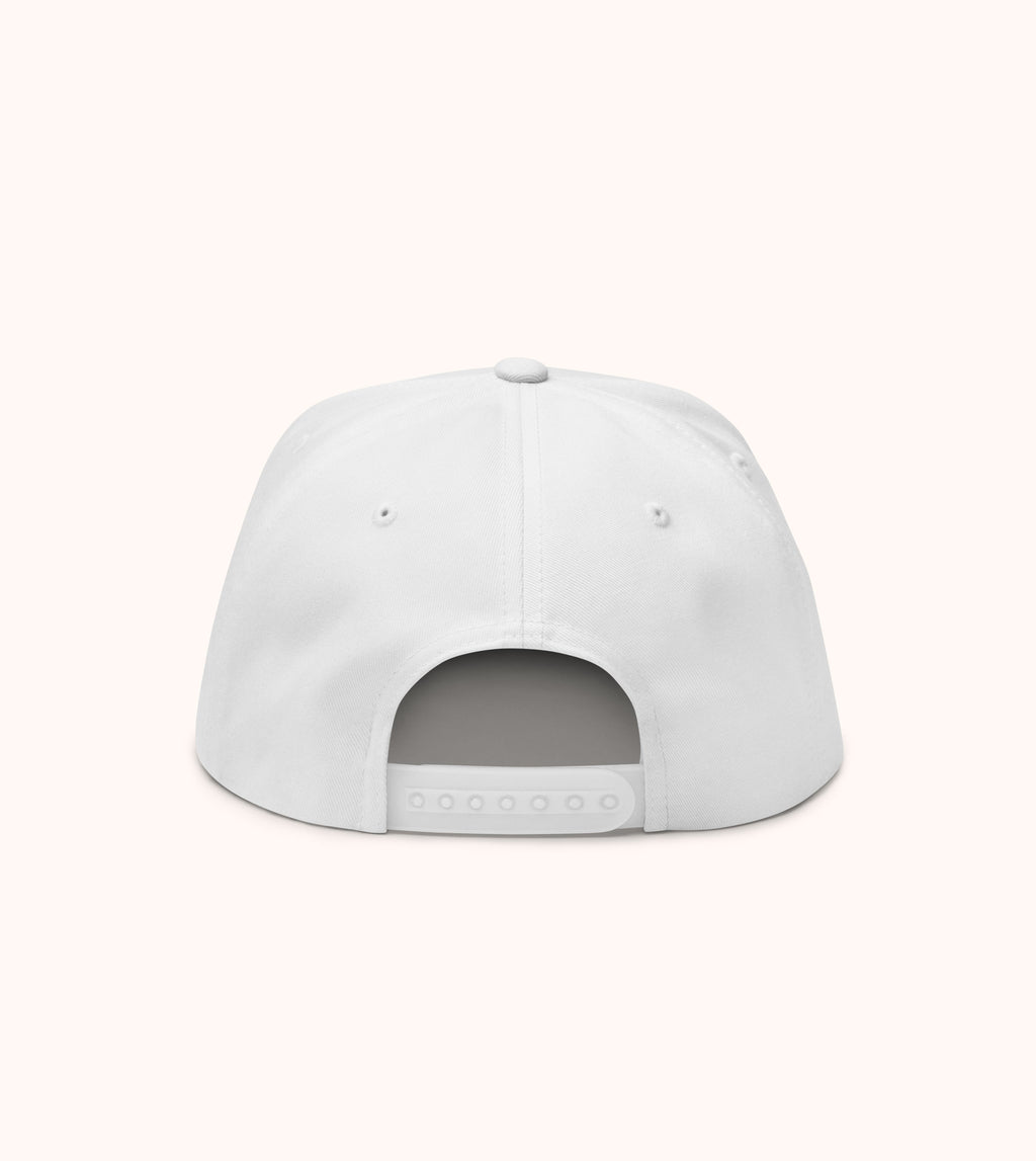 Club Orange white snapback
