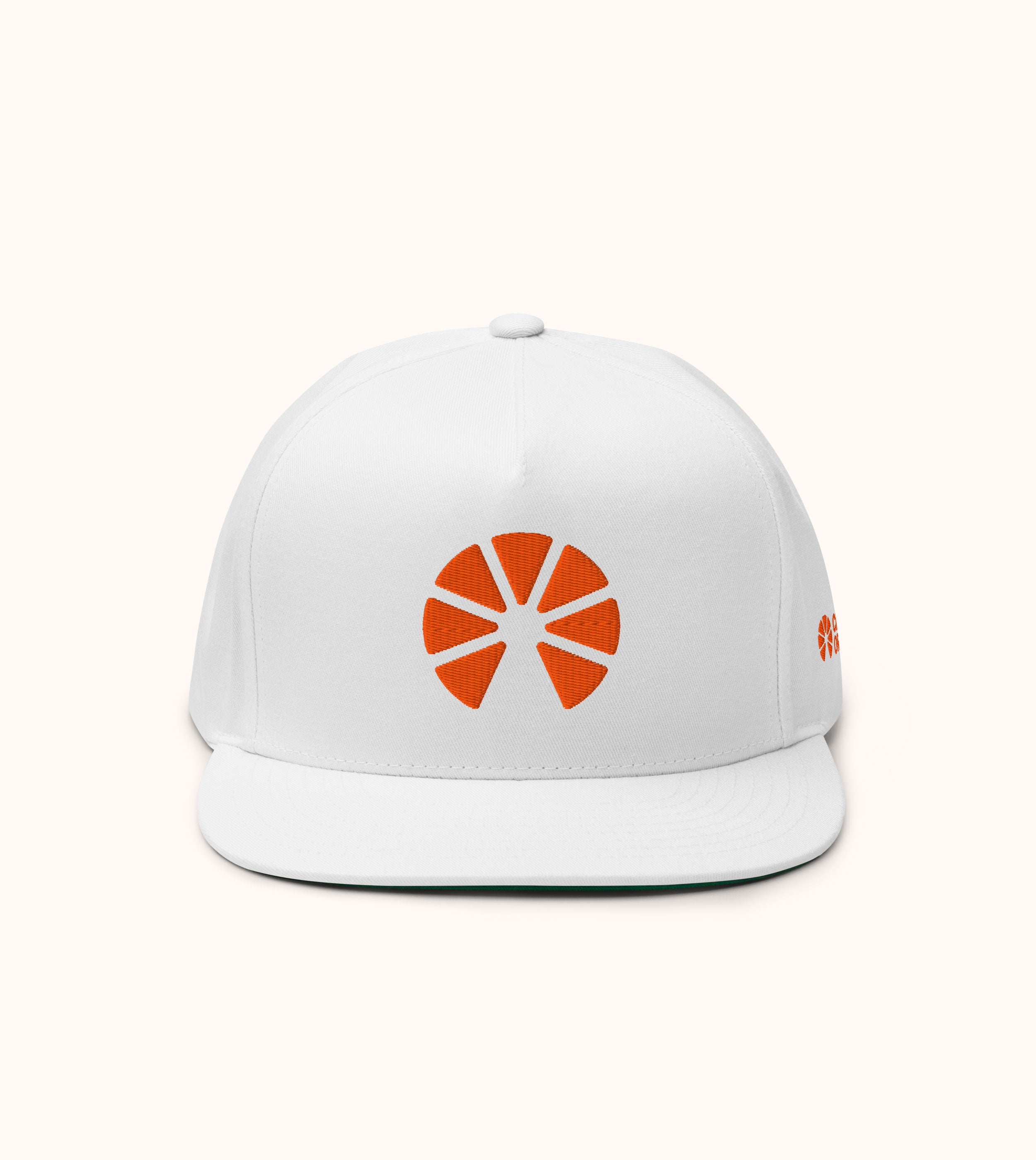 Club Orange white snapback