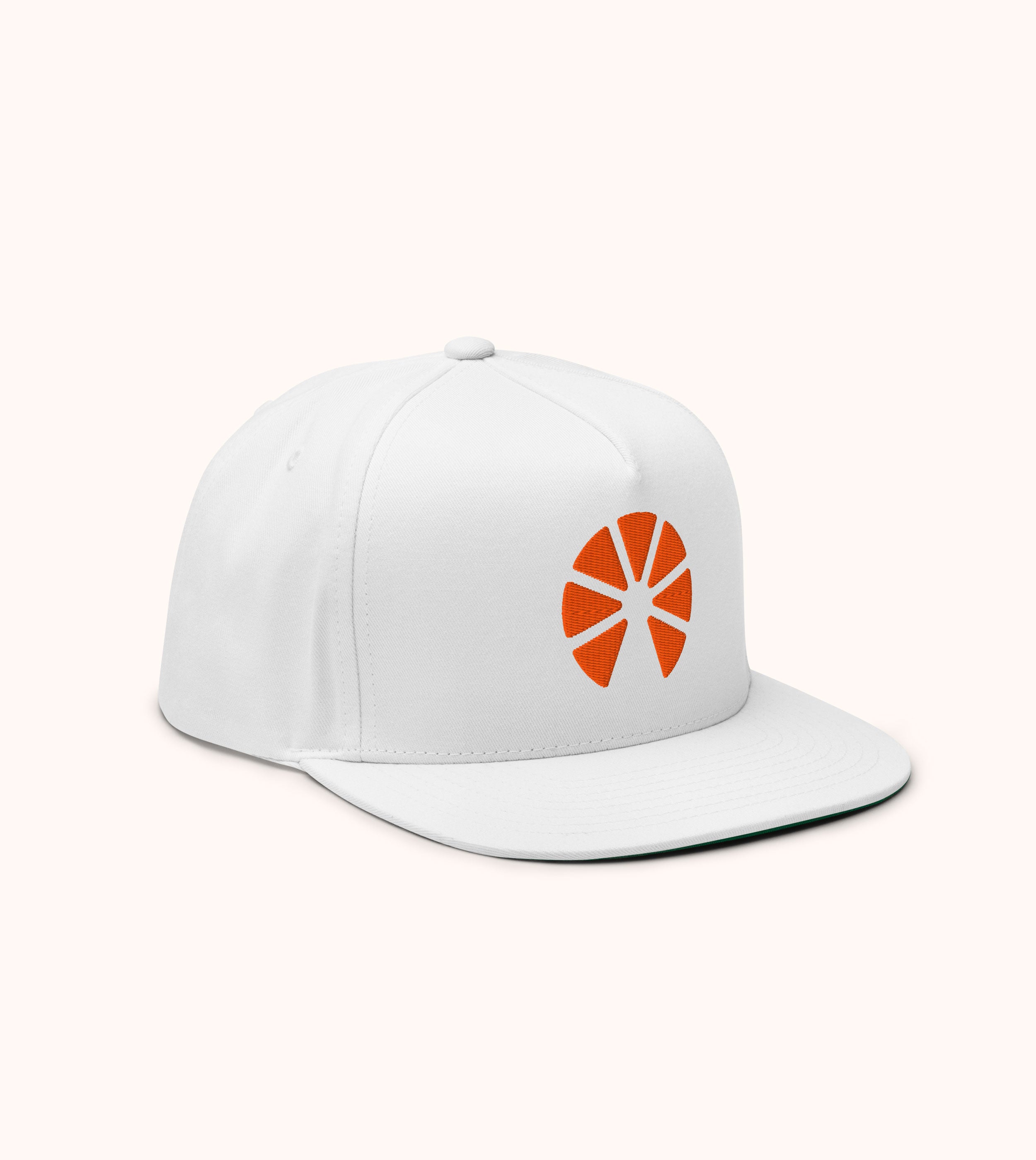 Club Orange white snapback