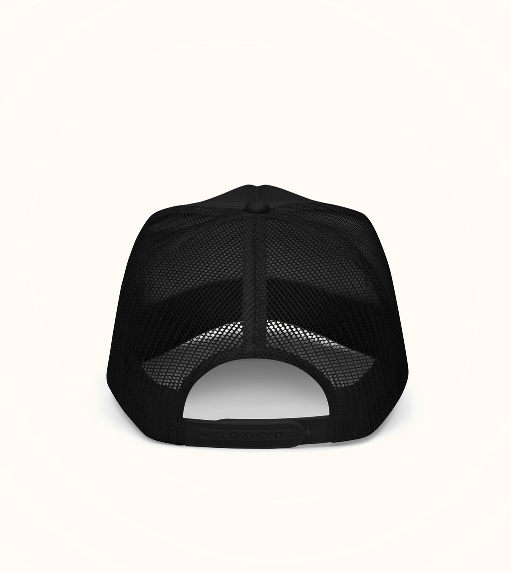 Steakburger black trucker hat